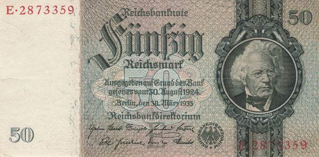 50 Mark 1933 ro.175a E/E